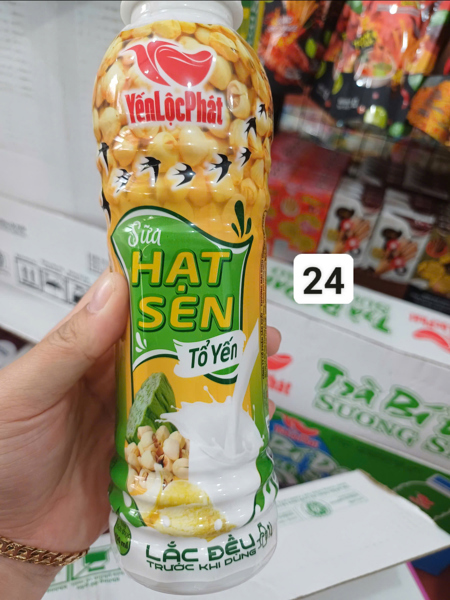 LP4 - Sữa hạt sen tổ yến yến lộc phát 450mlx24