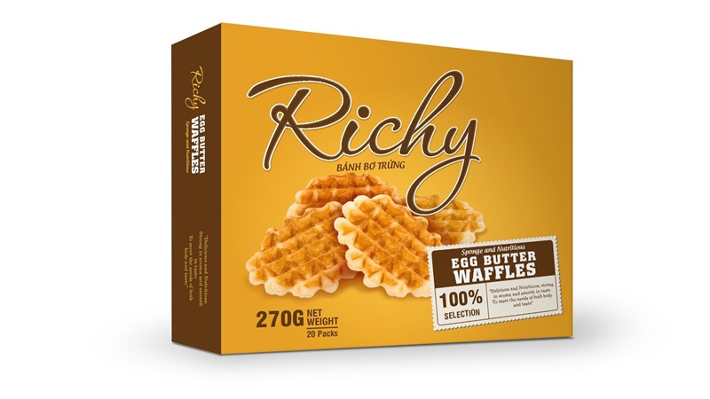 RYCHYK - Karo bơ trứng giòn 150gx24