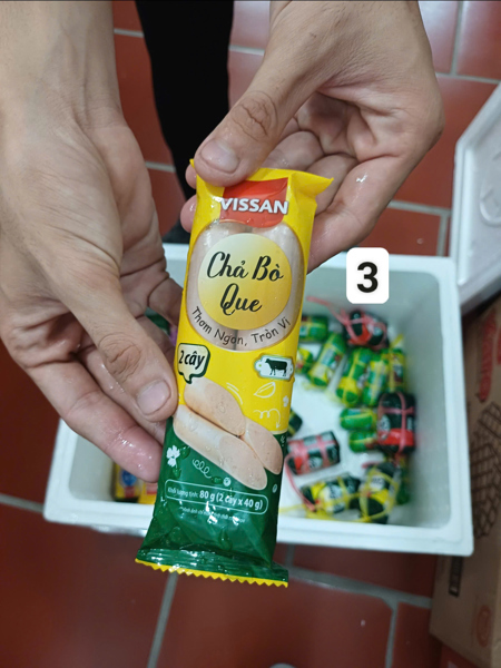 Vissan lạnh chả bò que 80g