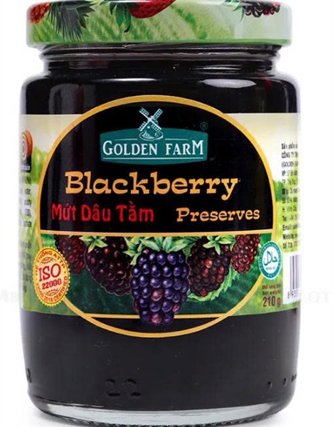 Mứt dâu tằm Golden Farm 210g