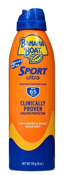 Xịt chống nắng Banana Boat SPF65 kháng Nc cao 170g