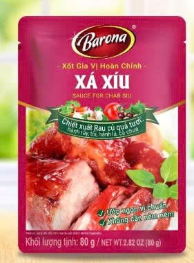 Barona - thịt xá xíu Barona 80g