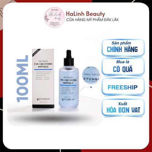 Tinh chất dưỡng ẩm Serum KyungLab HA+ B5 Hydra Ampoule 100ml