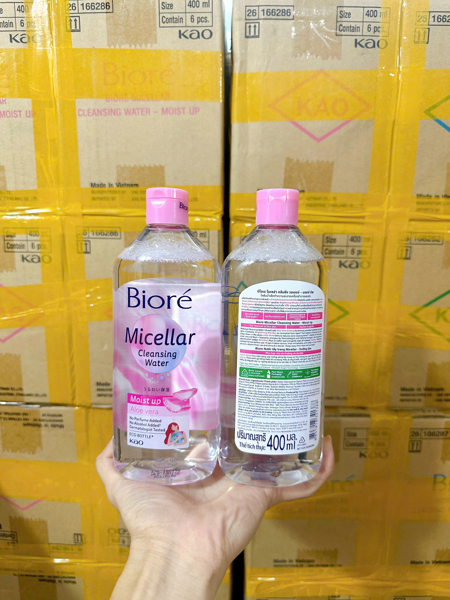 Nước Tẩy Trang Biore Hồng 400ml - Ảnh 1