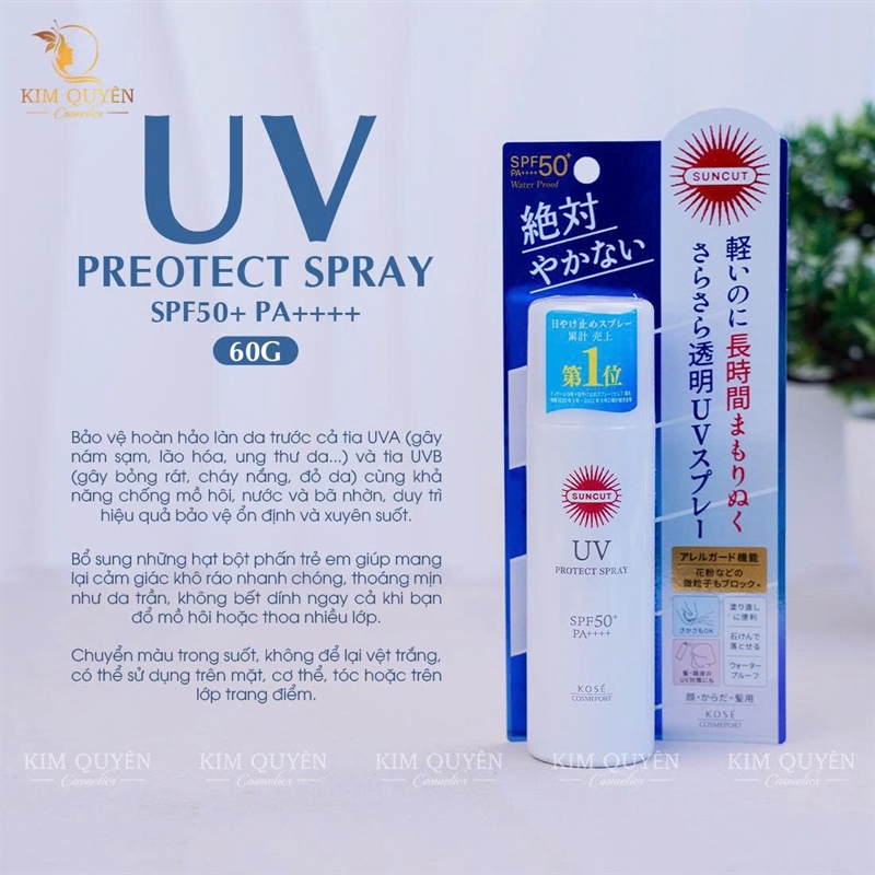 XỊT CHỐNG NẮNG KOSE SUNCUT 60G