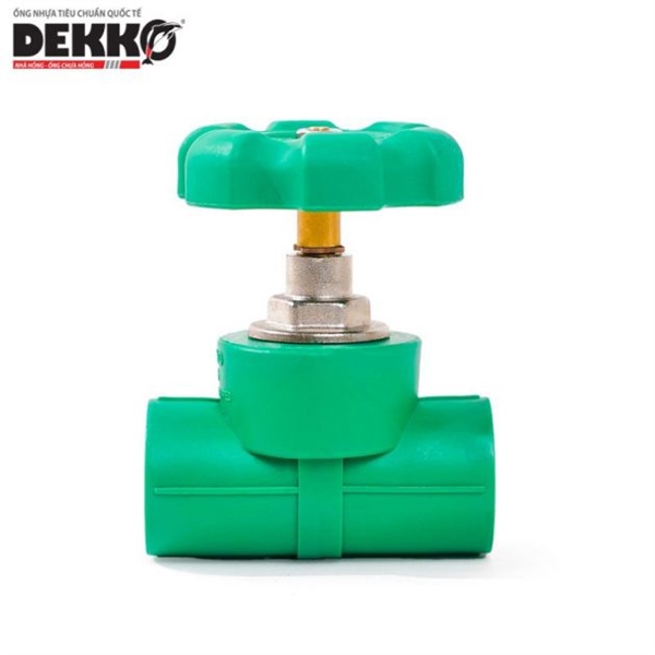 VAN CHẶN HÀM ẾCH TAY NHỰA PPR - VALVE-PLASTIC HANDLE