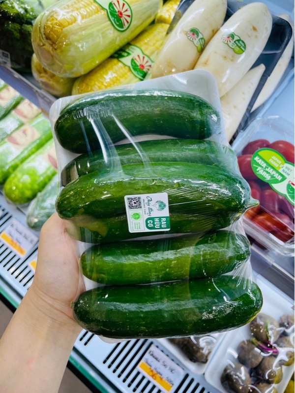 Thúy Hùng - Dưa leo baby hữu cơ - Khay 500g