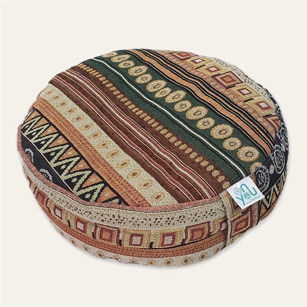 Bồ đoàn ngồi thiền vỏ đậu xanh 30cm – Nâu Vàng Tỉnh Thức (Meditation Cushion) | OnYou Meditation