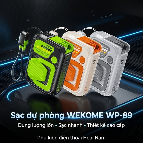 Sạc dự phòng WEKOME model WP-89