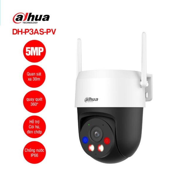 Camera Wifi Dahua DH-P5AS-PV 5MP