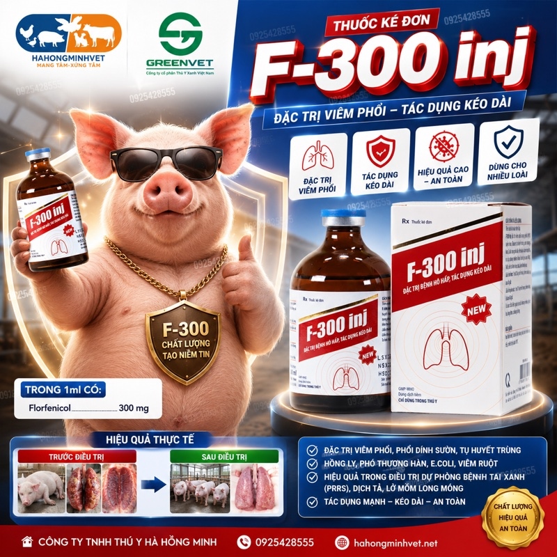 TYX- F300 New 100ml (flor 30% +long đờm)