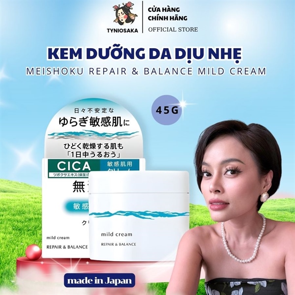 Kem Dưỡng Dịu Nhẹ REPAIR & BALANCE Meishoku 45g