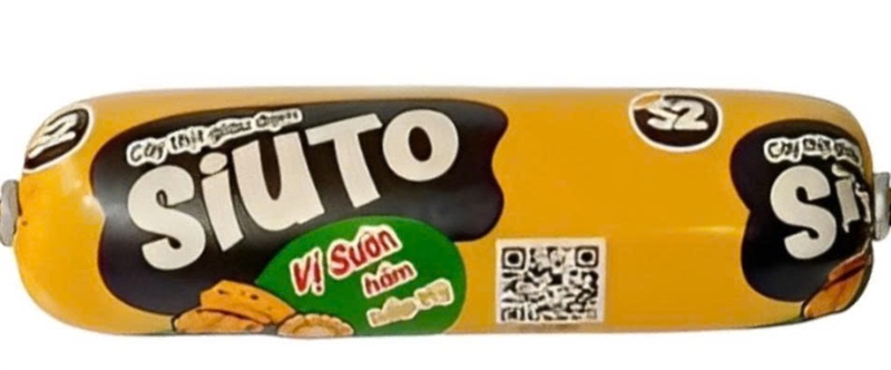 Xúc xích S2 siuto vị sườn hầm bắp Mỹ
