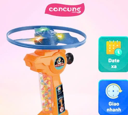 Kẹo đồ chơi phóng chong chóng UFO