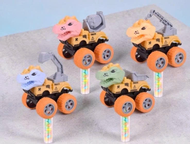 Đồ chơi trẻ em ngẫu nhiên trứng khủng long lái máy bay theo kẹo nổ okelaaa 2g
