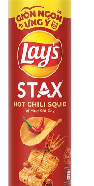 Lays stax vị mực sốt cay 100g
