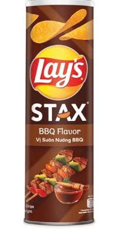 Lay's stax thịt nướng BBQ 100g