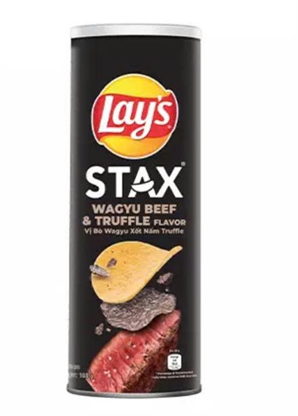 Lays stax vị bò wagyu truffle 100g