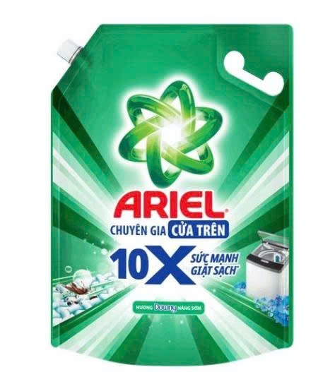 Nước giặt Ariel platinum 10X cửa trên 1.48kg