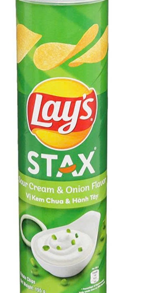 Lays stax kem chua hành 150g