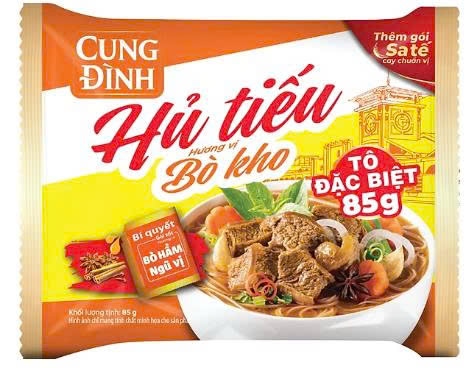Hủ tiếu bò kho Cung Đình 85g