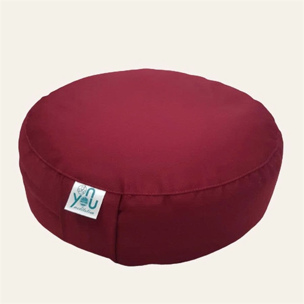 Bồ đoàn ngồi thiền vỏ đậu xanh 30cm – Đỏ Đô (Meditation Cushion) | OnYou Meditation