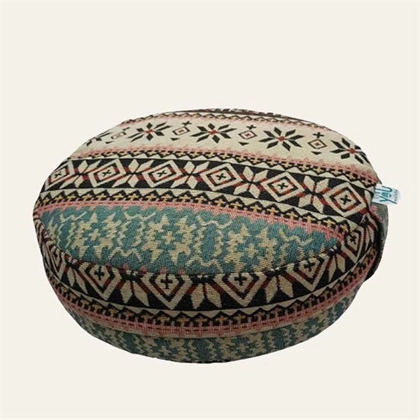 Bồ đoàn ngồi thiền vỏ đậu xanh 30cm – Xanh Lam An Tĩnh (Meditation Cushion) | OnYou Meditation