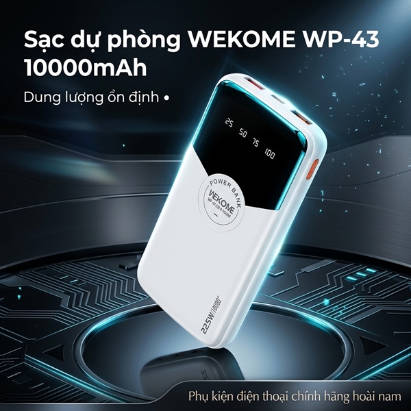 Sạc dự phòng WEKOME WP-43 10000mah