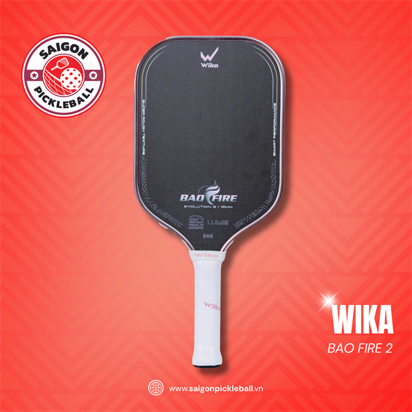 Vợt Pickeball Wika Bao Fire 2 - Màu Hồng