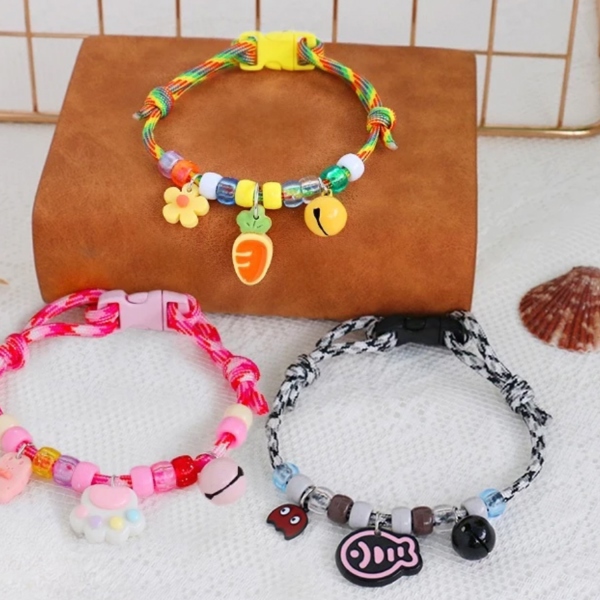 Vòng cổ vải có charm hình thú