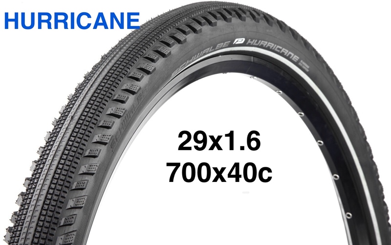 Lốp vỏ Xe Đạp Schwalbe Hurricane tanh thép (Chính hãng)