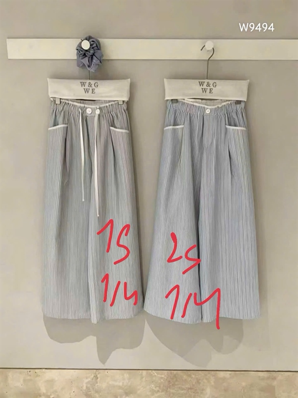 Quần xuông kẻ w9494 S/M