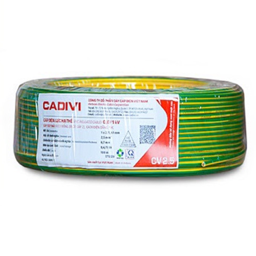 CADIVI - Cáp đơn CV 1.5 - 0.6/1kV (LF) TE