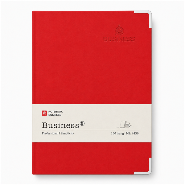 Sổ Tay Hải Tiến Business 5 MS 4450 135x195mm – 160 Trang, Bìa Cứng Sang Trọng, Ghi Chép Tiện Lợi