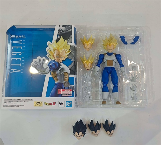 Mua bán (2ND,BONUS HEAD ĐEN) SHF DRAGON BALL Z SUPER SAIYAN VEGETA