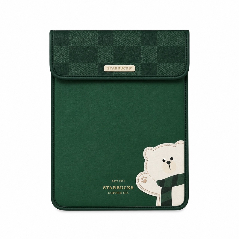 Folding Stand Laptop Bag (Green)