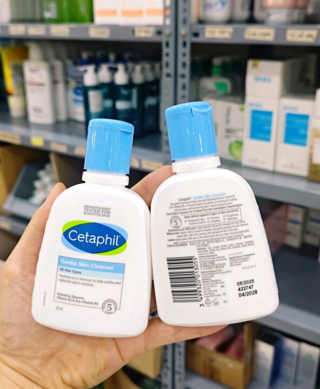 (VAT) Sữa rửa mặt Cetaphil da dầu mụn nhạy cảm - BÉ 125ml