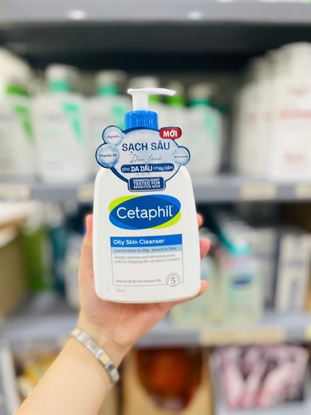 (VAT) Sữa rửa mặt Cetaphil sạch sâu da dầu nhạy cảm - 500ml