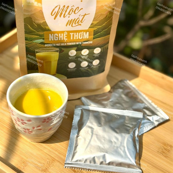 Bột Sữa Hạt Mộc Mát - Nghệ Thơm (500g - 20 túi)