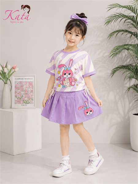 BV SỌC ÁO THỎ GẤU SAO KẸO RÚT DÂY 2 BÊN