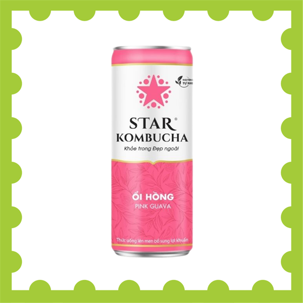 Star Kombucha Trà Kombucha Ổi Hồng