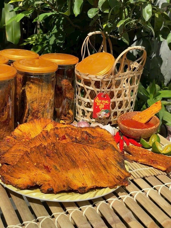 Bò giòn Hồng Ngự Túi Vàng 500G