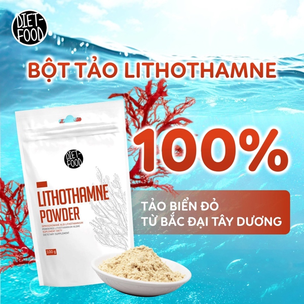 Bột tảo Lithothamne hữu cơ Diet Food - 100g