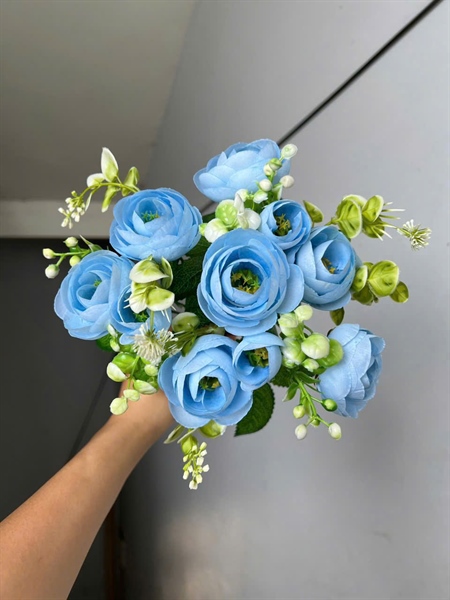Trà nhật - xanh - Hoa cành ngắn - Hoa Lụa Vân Vượng