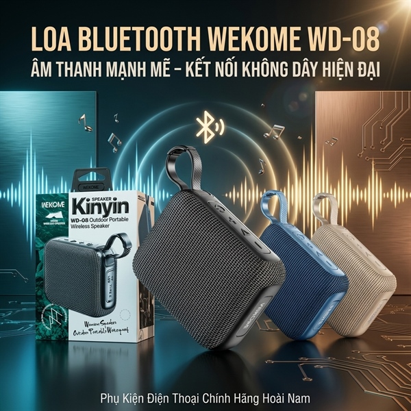 LOA BLUETOOTH WEKOME WD-08