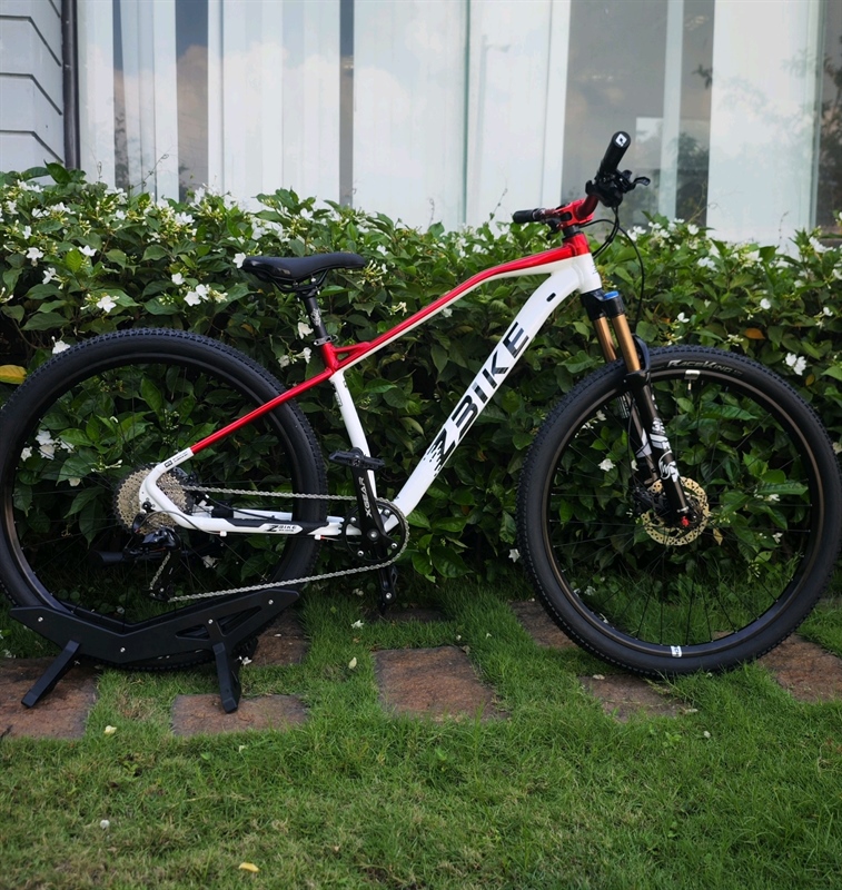 Xe Đạp MTB Zbike Custom Màu Trắng Lane Đỏ - group gearX (Cảnh Lâm KH8248170)