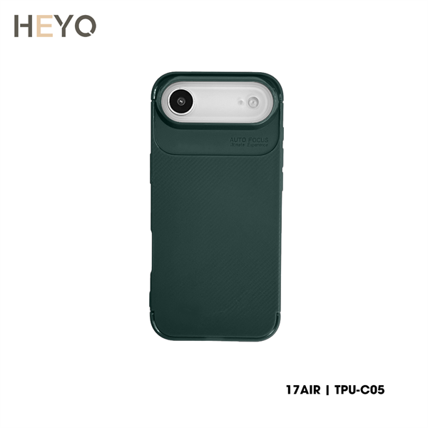 Ốp lưng TPU Carbon khoét camera | IP 17 Series (Xanh lá)