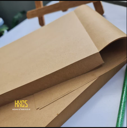 Sổ nháp trơn xấp giấy kraft A5 200 tờ - NÂU