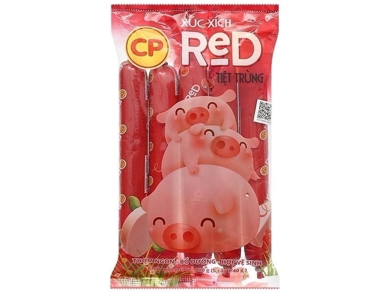 Xúc xích tiệt trùng CP red 200g