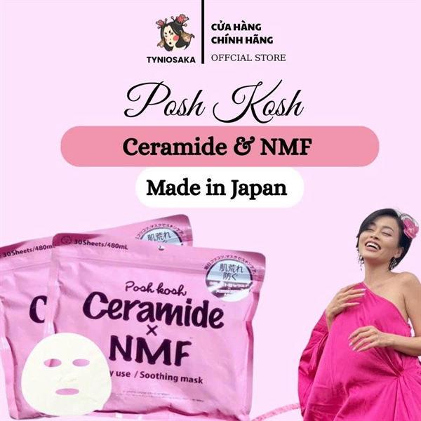 Mặt nạ làm dịu da Posh Kosh SO Mask (30 miếng)